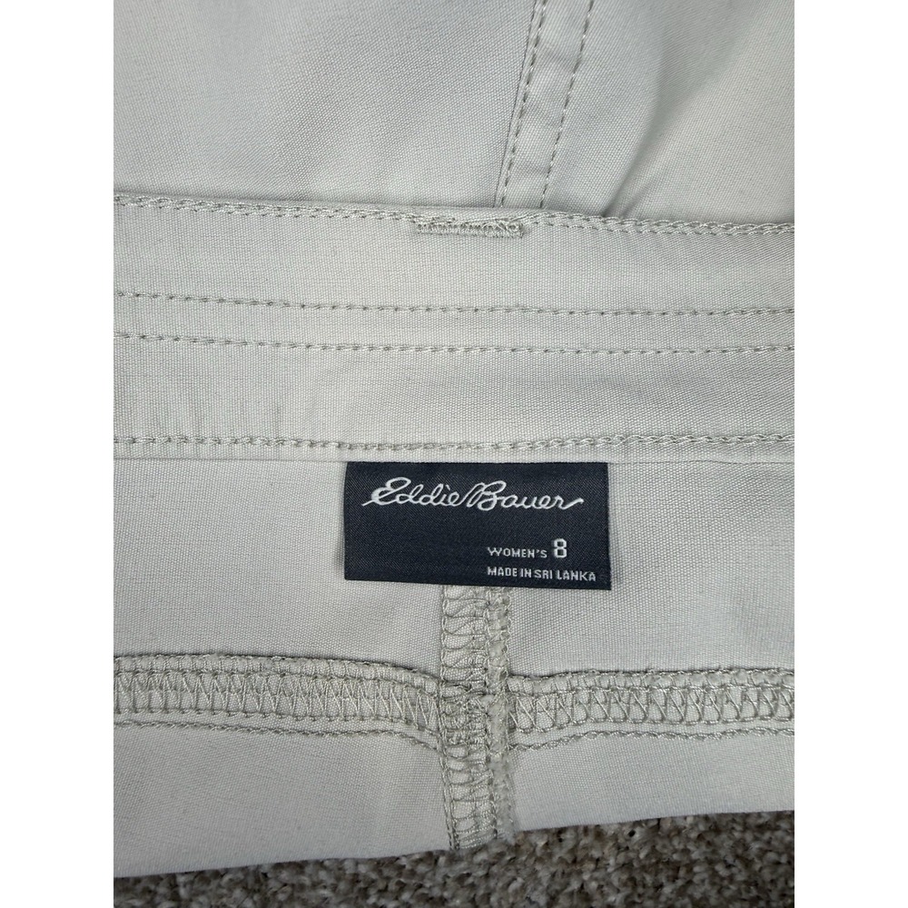 Eddie Bauer First Ascent Guide Pro Capri Pants Pumice Hiking Womens Size 8 Khaki - Picture 8 of 12